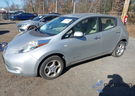 2012 Nissan Leaf Sl z USA, uszkodzony, nr VIN JN1AZ0CP8CT021137
